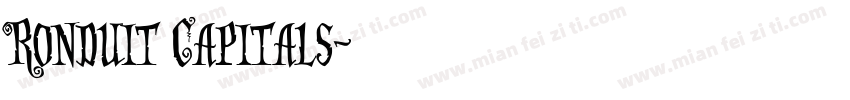 Ronduit Capitals字体转换